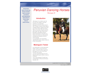 peruvianstallion.com: Dancing Horses
http://www.peruvianstallion.com/index.html