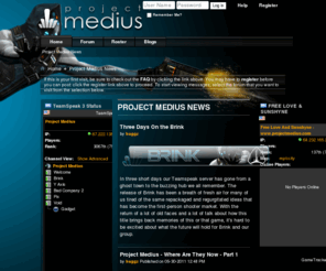 projectmedius.com: Project Medius
This is a discussion forum for online gaming with projectmedius.com members