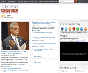 suntimes.com: News articles and headlines from the Chicago Sun-Times
Daily newspaper offering news from local community news to international, sports, weather, and more.
		