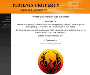 phoenixpropertytx.com: PHOENIX PROPERTY - Home
Where you're never just a number