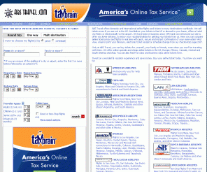 abstravel.com: ABS Travel Tickets, discount airline tickets car hotel flight reservations online ticket Europe Mexico Latin America South Central America First Business Coach Class travel ticket, ABS Travel Miami
ABS Travel - Airline ticket reservations online, Air fares & Airline Flights online tickets reservation, discount ticket Reservations Online, World wide Car & hotel reservations online at ABS Travel and Tours, Lowest airfares and Reservations for Flights. Best ticket air fares to Europe US Canada Latin America Mexico Caribbean Guayaquil Quito Ecuador  San Pedro Sula Honduras Guatemala, San Salvador El Salvador Managua Nicaragua Central and South America Bogota Colombia Sao Paolo Rio de Janeiro Brasil San Jose Costa Rica Panama Santiago de Chile Buenos Aires Argentina Miami Montevideo Uruguay La Paz Bolivia Tegucigalpa American Airlines