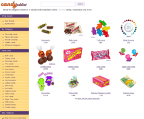 candyaddict.com: Candy Addict - Shop the largest selection candy and chocolate online and read unbiased candy reviews
The tastiest collection of candy, chocolate, and candy reviews online.