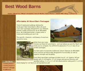 beambarns.net: Best Wood Barns
Custom designed barns, Professional CAD blueprinting and design, Contractors welcome. See us for your next barn project.