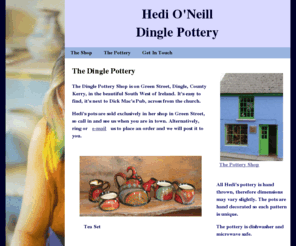 dinglepottery.net: Dingle Pottery, Hedi O'Neil
Hedi O'Neill, Dingle Pottery, County Kerry, Ireland