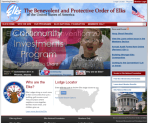 elks.org: The Benevolent & Protective Order of Elks of the USA
