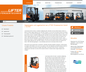 lifter-foerdertechnik.info: Startseite
Lifter Fördertechnik