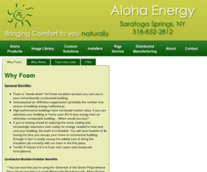 aloha-energy.com: Aloha Energy
SEMEGA Soy-Based Spray Foam and Pour in Place Insulation by Aloha Energy