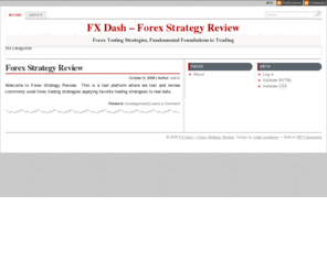 fxdash.com: FX Dash – Forex Strategy Review - Forex Testing Strategies, Fundamental Foundations to Trading
