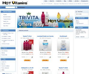 htovitamins.com: Hot Vitamins: Discount Vitamin, Herb, Nutrition & Diet Supplement Store
Shop our huge selection of discount vitamin, herb, nutrition, diet and weight loss supplements. Great prices and same day shipping on orders at Hot Vitamins.