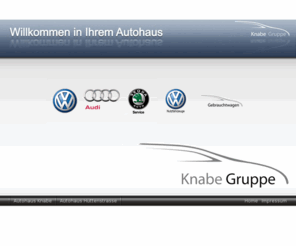 knabe-gruppe.de: Ihr Autohaus für Audi, Volkswagen, VW Nutzfahrzeuge, Skoda & Gebrauchtwagen
Knabe Gruppe - Willkommen in Ihrem Autohaus