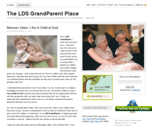 ldsgrandparent.com: The LDS GrandParent Place
All About Being An LDS Grandparent and Staying Connected To Your Grandchildren... Eternally!