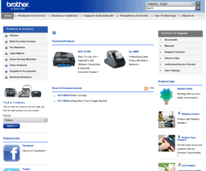 brother.com.ph: Brother Philippines - Homepage
Official Brother Philippines site - Information about Brother printers, Multi-Function Centres, Fax Machines, Labellers, Sewing Machines and more.