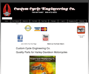 customcycleengineering.com: Custom Cycle Engineering Co. :: 1-800-472-9253, Innovative Design - Legendary Quality
Custom Cycle Engineering Co. :: 1-800-472-9253