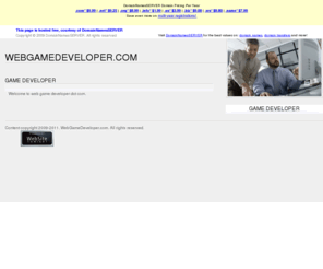 webgamedeveloper.com: Game Developer
Home Page