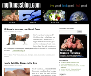 myfitnessblog.com: myfitnessblog.com - live good, look good, feel good
