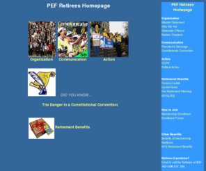 pefretirees.com: PEF Retirees Homepage
