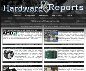 hardwarereports.de: Hardware Reports - Der Hardware auf der Spur
Die ganze Welt der Hardware - Lesen Sie Testberichte, Neuigkeiten sowie Hilfen und Tipps.