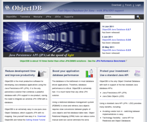 jpql.org: ObjectDB - Fast Object Database for Java with JPA/JDO support
Fast Object Database for Java with JPA 2 and JDO 2 support.