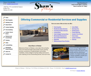 shawsofokoboji.com: Shaw's of Okoboji
Shaw's of Okoboji - For home improvement services, paint services, glass & windshield repair, locksmithing, framing and more.