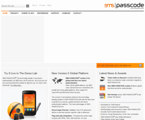 smspasscode.com: sms passcode | Technology Leader in Two-Factor Authentication
SMS PASSCODE is a recognized technology leader in two-factor authentication via SMS. The solution offers a more secure real-time login process than legacy token solutions, plugs automatically into leading login systems such as VPNs, SSL VPNs, Citrix, Cisco, Microsoft, VMware and others, is fault-tolerant and scalable by design and is typically half the total cost of ownership compared to legacy two-factor authentication solutions.