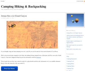 hiking-camping-blog.com: Camping Hiking & Backpacking — Gear, Equipment & the Latest Development
Gear, Equipment & the Latest Development