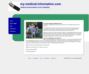 my-medical-information.com: My Medical Information: Keep Medical Records with You
