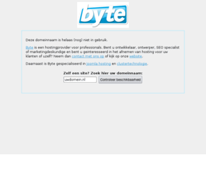 overlijdensregister.com: www.autoitalia.nl niet in gebruik
Byte: webhosting voor professionals!