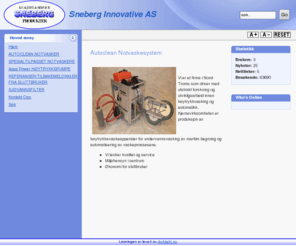 sneberg.no: Sneberg Innovative AS
Autoclean Notvasker
