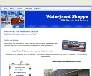 waterfrontshoppe.com: Welcome to The Waterfront Shoppe: Harsen's Island Gift Store & Art Gallery
The Waterfront Shoppe: Harsen's Island Gift Store & Art Gallery