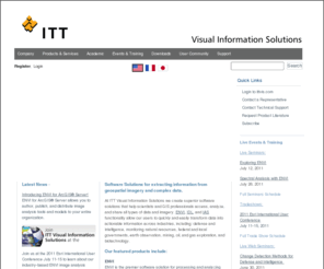 itt-vis.com: ITT Visual Information Solutions, Image Processing & Data Analysis
IDL, ENVI, ENVI EX & IAS are the premier software solutions for data visualization and image processing & analysis.