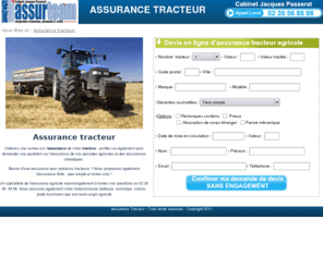 assurance-tracteur.fr: ASSURANCE TRACTEUR : Devis d'assurance pour tracteur agricole en ligne
Agriculteur, particulier : demandez un devis AXA en ligne pour l'assurance de votre tracteur.