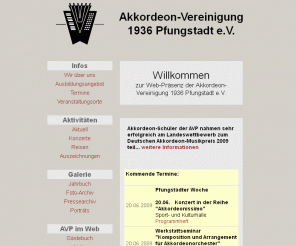 avp-1936.de: Homepage der Akkordeon-Vereinigung 1936 Pfungstadt e.V.
