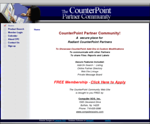 counterpointcommunity.com: CSOS
CounterPoint Parter Community