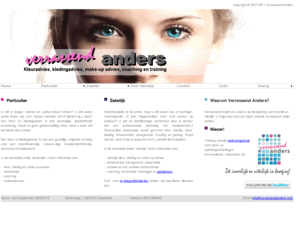 verrassend-anders.com: Verrassend Anders - Kleuradvies, kledingadvies, make-up advies, coaching en training
Verrassend Anders - Kleuradvies, kledingadvies, make-up advies, coaching en training - Startpagina