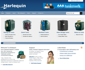 bundedtank.co.uk: Harlequin – Manufacturers of Heating Oil, Diesel, BioDiesel, Water and Waste Oil Tanks - Home
Harlequin Single Skin Home Heating Oil Tanks, Bunded Oil Tanks, Diesel Tanks, BioDiesel Tanks, Water Tanks and Waste Oil Tanks from Clarehill Plastics Limited.