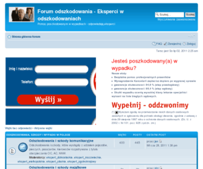 eksperci-w-odszkodowaniach.com.pl: Forum odszkodowania - Eksperci w odszkodowaniach • Strona główna forum
