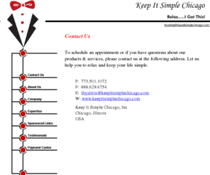 keepitsimplechicago.com: Contact Us
Contact Us