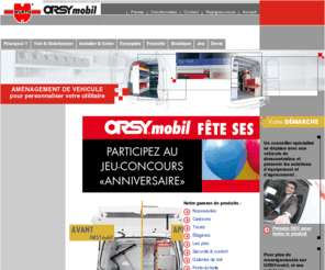 amenagement-de-vehicules.com: Aménagement véhicule utilitaire fourgon, camionnette | Orsy Mobil
Pour l'aménagement personnalisé de votre véhicule utilitaire, Orsy mobil vous propose une large gamme de solutions pour le rangement, l'aménagement ou la transformation de votre véhicule.
