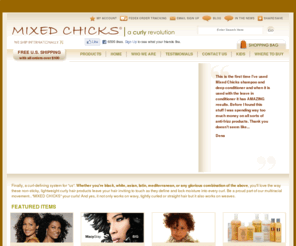 mixedchicks.net: Mixed Chicks - curly hair shampoo
Mixed Chicks - curly hair shampoo, Finally, a curl-defining system for us . Whether you're black, white, asian, latin, mediterranean, or any glorious combination of the above, you'll love the way 