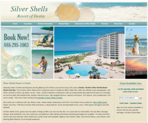 silvershells-destin.com: Silver Shells Resort in Destin, Florida - Beachfront Luxury and Fun!
Silver Shells Destin is a beach resort offering sweeping views of white-sand beaches and the glittering Gulf of Mexico - pure luxury with all the amenenities you need for a fabulous beach vacation.