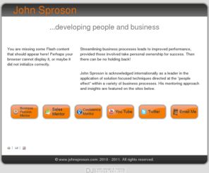 johnsproson.com: John Sproson |
