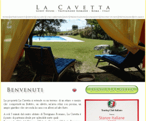 lacavetta.it: La Cavetta :: Guest House :: Trevignano Romano
La guest house La Cavetta domina il lago di Bracciano da una collina da cui è possibile ammirare splendidi paesaggi e bellissimi tramonti sul lago