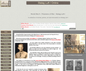 merkki.com: World War II - Prisoners of War - Stalag Luft I
Comprehensive collection of information on the World War II German prison camp - Stalag Luft I. Narratives and pics of prisoners, documents, artwork, the secret newspaper,books and the German Interrogators.