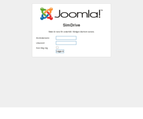 simdrive.net: Welcome to the Frontpage
Joomla! - the dynamic portal engine and content management system