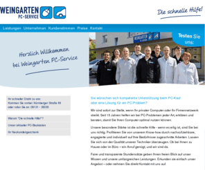 wpcs.de: Weingarten PC-Service Erlangen - Herzlich Willkommen bei Weingarten PC-Service in Erlangen
Weingarten PC-Service - Ihr kompetenter Ansprechpartner für PCs, Notebooks und Netzwerke in Erlangen, 