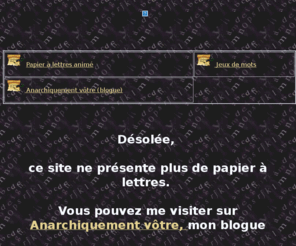 chezpido.com: Papier à lettres animé Chez Pido
papier a lettre animé pour outlook et outlook express, scripts