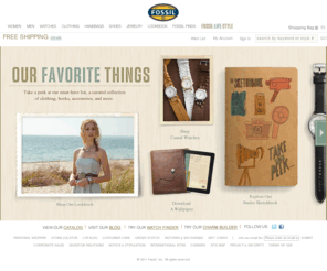 fossilwatches.net: FOSSIL Watches, Handbags, Wallets & Clothing
Shop Watches, Handbags, Wallets, Clothing, Jewelry & Accessories for Men and Women. Vintage Inspired Watches & Fashion Since 1984. Fossil Official Site.