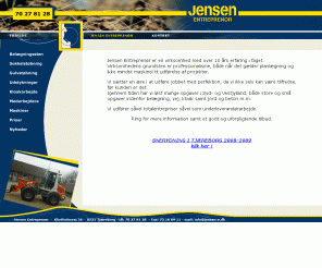 jensen-e.dk: velkommen til Jensen Entreprenør. 70278128
