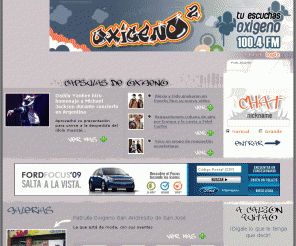 oxigeno.fm: OXIGENO - Tu cuerpo lo necesita! - 100.4 FM Bogotá
Emisora de musica reggaeton. Oxigeno tu cuerpo lo necesita