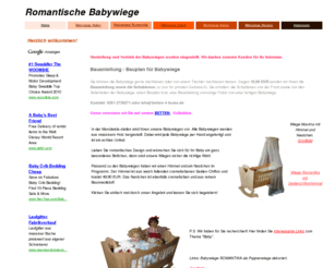 babywiegen.net: Romantische Babywiege
Romantische Babywiegen aus Massivholz